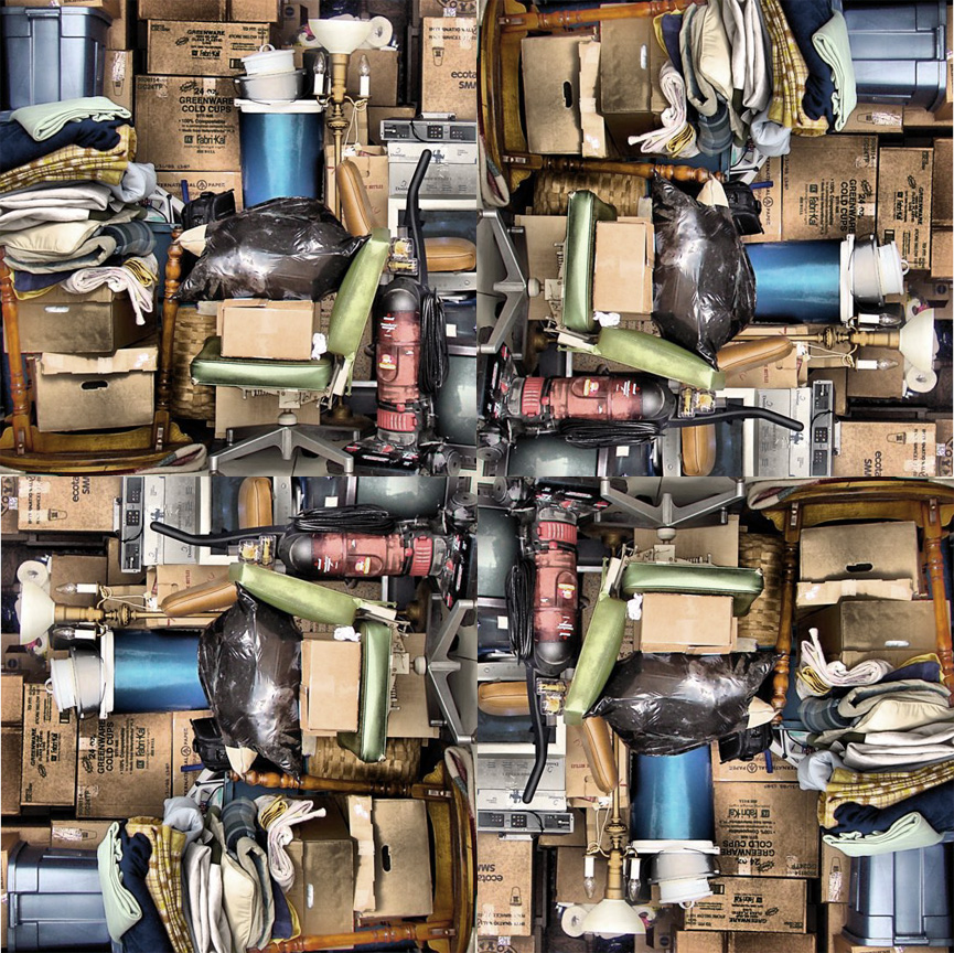 Stuff, Packed  -  12" x 12"  -  digital