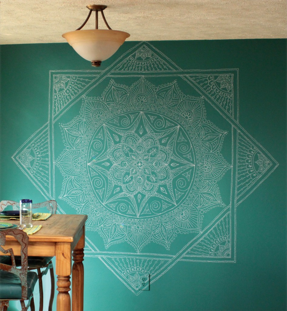 Chalk Wall Mandala